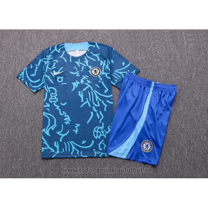 Chandal del Chelsea Manga Corta 2022-2023 Azul - Pantalon Corto